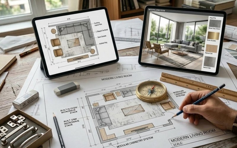 🏠 Tips for Planning a Spacious Living Room Design